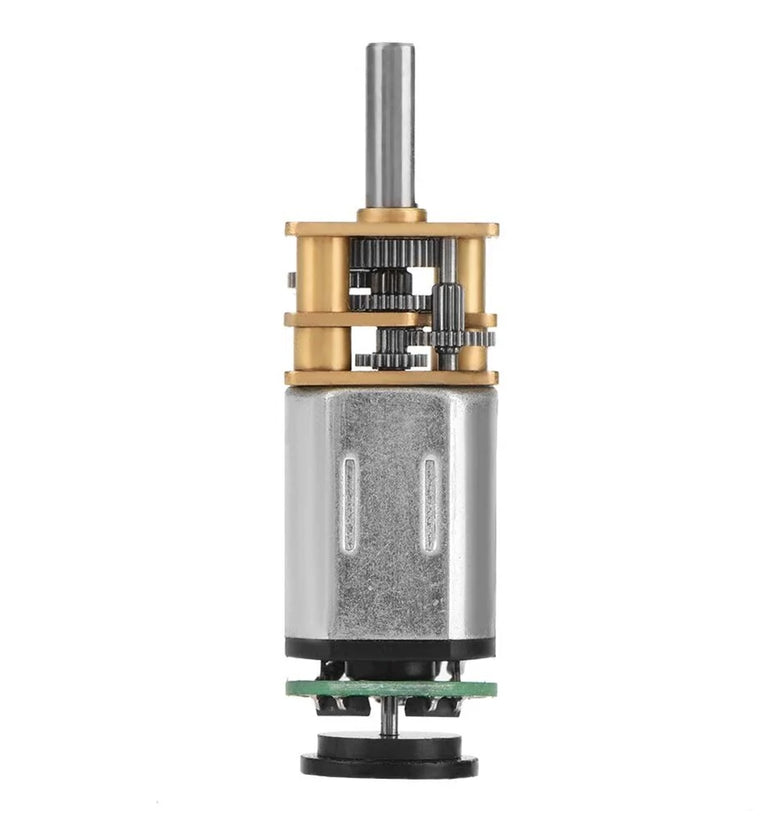 DC 6V N20 Gear Motor Encoder Speed Reduction Gearbox 30/50/70/200/500RPM Reducer Replacement Motor