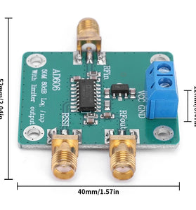AD606 Log Amp Module Low Power 80dB Demodulation Logarithmic Amplifier Detector Adjustable Limiter for Sonar Ultrasonic