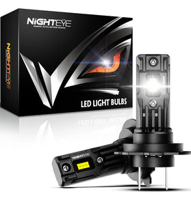 NightEye Auto Lighting A315-S10 2PCS 6500K White LED Car Headlight Bulbs 22000LM/Pair LED Front Headlamp IP68 Waterproof