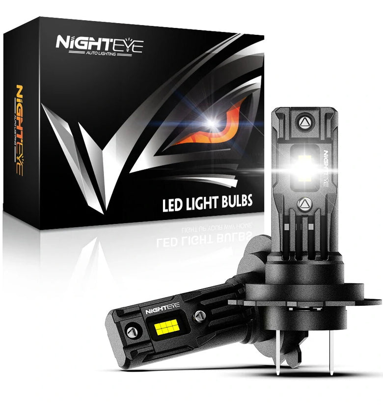 NightEye Auto Lighting A315-S10 2PCS 6500K White LED Car Headlight Bulbs 22000LM/Pair LED Front Headlamp IP68 Waterproof