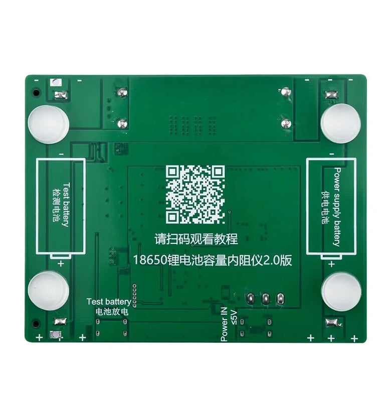 5V LCD Display 18650 Lithium Battery Capacity Tester Power Detector Module 2 Way with Charging Discharge Type-c Port
