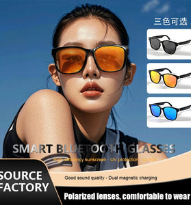GS08 Smart bluetooth 5.3 Glasses Touch Control UV400 Protection IPX5 Waterproof 3D Stereo Sound Magnetic Charging for Outdoor Sports Activities