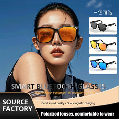 GS08 Smart bluetooth 5.3 Glasses Touch Control UV400 Protection IPX5 Waterproof 3D Stereo Sound Magnetic Charging for Outdoor Sports Activities