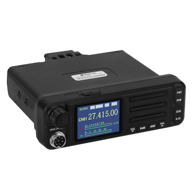 HamGeek 6699 CB Radio Mobile Transceiver 1-30MHz Frequency FM AM CW SSB Modes Adjustable Power Small Size Professional Communication Device