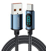 ESSAGER 7A/PD 29W/PD 100W Type-C To USB A/Type-C/iP Fast Charge Digital Display Data Cable For Samsung Galaxy S22 S22 Ultra For Xiaomi Mi 12T Redmi Note 12 For iPhone 14 14 Plus 14 Pro Max