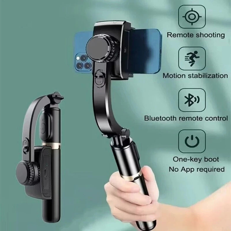 CYKE Q08 AI Video Stabilizer bluetooth Selfie Stick Tripod Gimbal Stabilizer for Smartphone Live Vertical Shooting Vracket