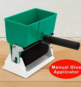 Woodworking Glue Applicator Roller with with Flow Control Switch Portable Wood Wallpaper Carton Glue Brush Roller Manual Decoration Tools
