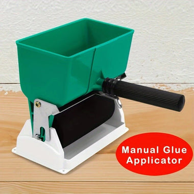 Woodworking Glue Applicator Roller with with Flow Control Switch Portable Wood Wallpaper Carton Glue Brush Roller Manual Decoration Tools
