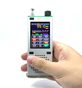 ATS200 Aviation Band airband Radio Receiver FM SI4732+ESP32+Bluetooth+2.4 Inch Touch Display SSB FM, AM, LSB, USB MW SW AIR