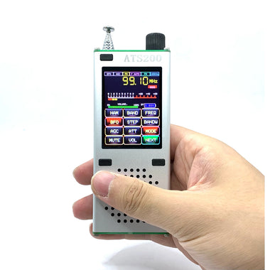 ATS200 Aviation Band airband Radio Receiver FM SI4732+ESP32+Bluetooth+2.4 Inch Touch Display SSB FM, AM, LSB, USB MW SW AIR