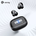 Sanag S2Pro Smart Screen Headset Wireless bluetooth Earphone Hi-Res Audio DT6.0 Denoise Noise Cancelling 45H Playback Earphone Locator Earclips Sports Headphones