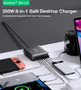 [GaN Tech] Blitzwolf BW-S26 250W 8-Port USB PD Charger 3USB-A+5USB-C PD3.0 QC3.0 AFC FCP PPS APPLE Fast Charging Desktop Charging Station EU Plug for iPhone 15 14 13 for Samsung Galaxy Z Flip4 for MacBook Pro for Airpods for Apple Watch