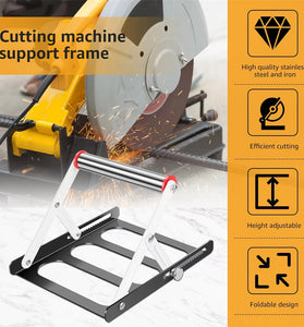 1/2pcs 55-135mm Multifunctional Cutting Machine Material Rack Height Adjustable Tripod Auxiliary Support Bracket
