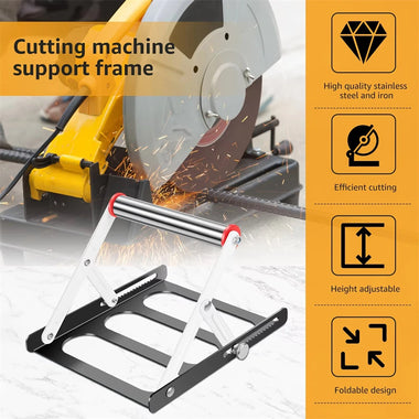 1/2pcs 55-135mm Multifunctional Cutting Machine Material Rack Height Adjustable Tripod Auxiliary Support Bracket
