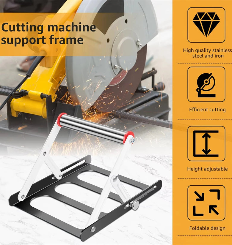 1/2pcs 55-135mm Multifunctional Cutting Machine Material Rack Height Adjustable Tripod Auxiliary Support Bracket