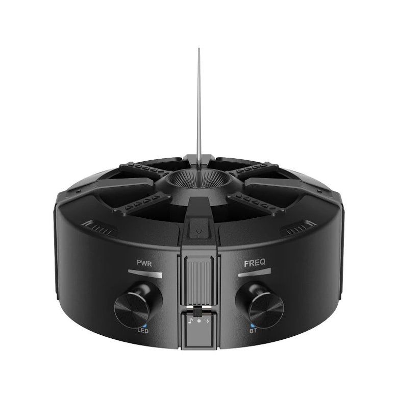 Tesla Coil Electronic Music Box 60W Bluetooth Audio Input Touch Lightnings 0-10CM Discharge Frequency 5-50Hz Scientific Experiment Model ABS Material Compact Design Wireless Lighting Show