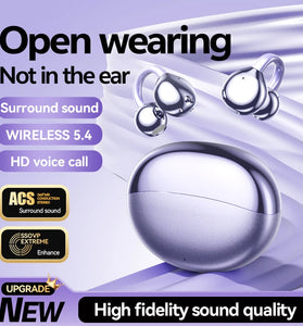 FEIYUE Wireless bluetooth 5.4 Earphone Spatial Sound Directional Sound HD Calling 60H Playback Open-ear Earclips Sports Headphones