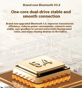 M5 Wireless Headset bluetooth 5.4 Headphone 40mm Titanium-plated Diaphragm Speaker 360 Surround Sound 35H Playback Low Game Delay Over-head Headphones