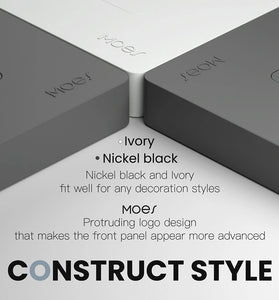 MoesHouse Tuya Smart Zigbee3.0 Push Button Switch 2Gang Remote Smart Life APP Control Timing Function Voice Control Work with Alexa Google EU Standard