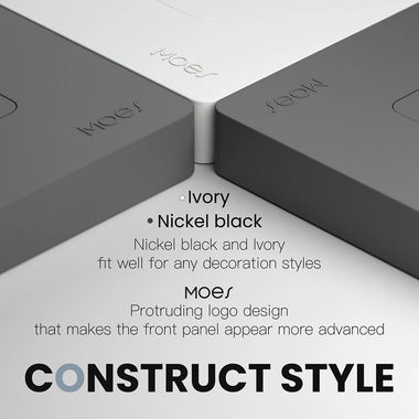MoesHouse Tuya Smart Zigbee3.0 Push Button Switch 2Gang Remote Smart Life APP Control Timing Function Voice Control Work with Alexa Google EU Standard
