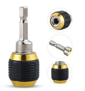 1PC 1/4 Inner Hex 60mm Hexagonal Shank Quick Coupling Power Tool Accessories Electric Drills Adapters Drill Bit Holder Parts