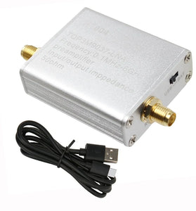 100K-6GHz Full Band Low Noise Amplifier 20dB High Gain Power Preamplifier LNA Module for RF & Software Defined Radio SDR