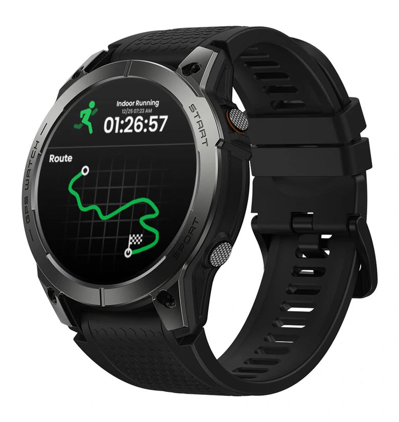 [2024 World Premiere]Zeblaze Stratos 3 Pro 1.43 inch HD AMOLED Display Built-in GPS & Route Import bluetooth Phone Calls Smart Watch