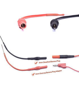 4mm Sheathed Banana Plugs and Outcrop Banana Plug Adapters Ideal for Multimeter Testing Hook Needle Testing Connector Applications Efficient Signal Integrity Secure Connection