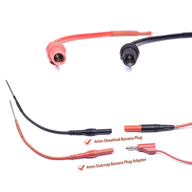 4mm Sheathed Banana Plugs and Outcrop Banana Plug Adapters Ideal for Multimeter Testing Hook Needle Testing Connector Applications Efficient Signal Integrity Secure Connection