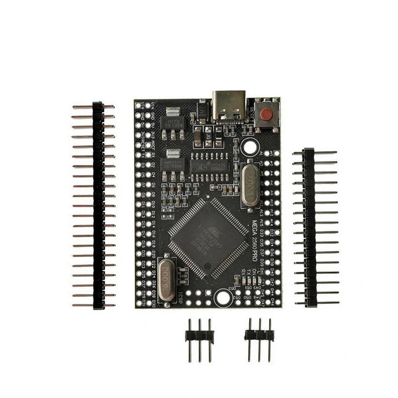 Mega2560 Mega 2560 Pro MINI 5V (Embed) CH340G ATmega2560-16AU Micro/Type-C with Male Pinheaders Compatible for Mega