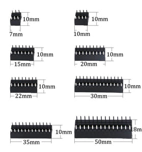 122Pcs IC Socket Assortment Kit 2.54mm Pitch 6-40 Pin DIP Sockets for PCB Prototyping and Breadboard Projects