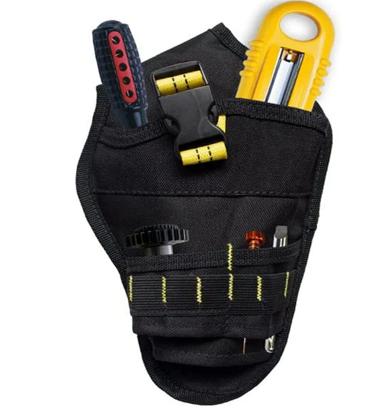 Waterproof Oxford Cloth Drill Holster Waist Tool Bag Quick Release Buckle 28x15cm Pouch for Wrench Hammer Screwdriver