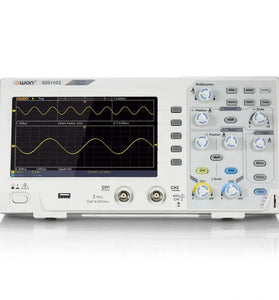OWON SDS1102 Oscilloscope 2-Channel Digital Oscilloscopes 100MHZ Bandwidth 1GS/s High Accuracy Oscilloscope