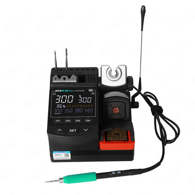 AIFEN A9 Plus Soldering Station 120W Temperature Control 100C-450C Anti Splash Cleaner 4 Segment Storage 245 Tips