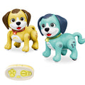 2.4GHz Remote Control Robot Pets Dog Rechargeable Cute Lighting and Music Robot Dog Toys for Children