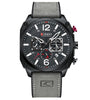 CURREN Men Sports Watches Multi-function Chronograph Quartz Watch Luminous Waterproof Calendar Wristwatch