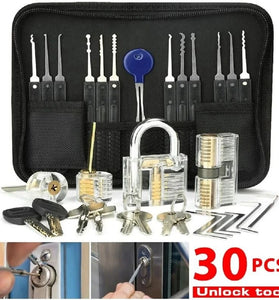 Professional Locksmith Toolkit Reliable Metal Practice Tools Set Ideal for Padlocks DIY Hand Hardware Kit