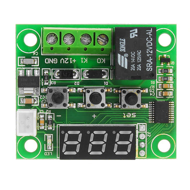 XH-W1209 DC 12V Thermostat Temperature Control Switch Thermometer Controller With Digital LED Display With Case