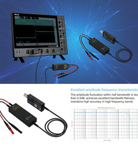 Micsig DP701/DP702/DP3001/DP3002/DP1501/DP1502 MDP Series High Voltage Differential Probe High Bandwidth 150MHz - 200MHz Wide Voltage Range 700Vpk-3000Vpk  Suitable for Multiple Oscilloscope Models