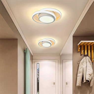 Modern Led Ceiling Lights, Small Led Close to Ceiling Light Fixture 32W 220V Round LED Ceiling Lamp for Bedroom Hallway Aisle Corridor Light Lighting