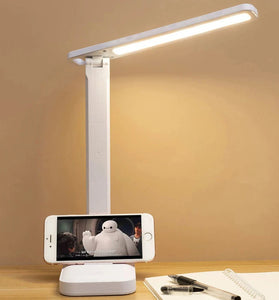 Foldable Reading Table Lamp USB Touch Dimmable Eye Protection Led Desk Lamp Bedroom Student Reading USB Charge Night Light