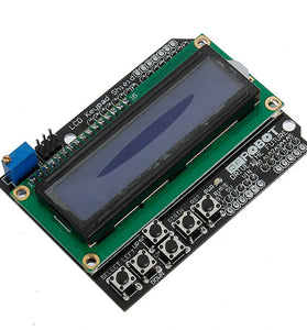Keypad Shield Blue Backlight For Robot LCD 1602 Board Geekcreit for Arduinno - products that work with official Arduinno boards