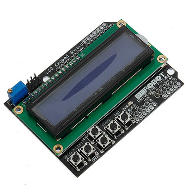 Keypad Shield Blue Backlight For Robot LCD 1602 Board Geekcreit for Arduinno - products that work with official Arduinno boards