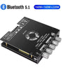 ZK-HT21 TDA7498E 2.1 Channel bluetooth 5.0 Power Amplifier Module 160Wx2+220W Subwoofer High Fidelity HD Sound AUX USB Input Home Theater Car Audio System