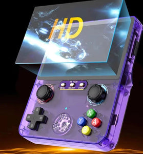 X6 Plus Handheld Game Console 4.0 Inch HD Screen 480x854 Resolution Quad-Core RK3128 Dual 3D Joysticks 3000mAh Battery 20+ Emulators Retro Arcade Games Portable Video Gaming Device