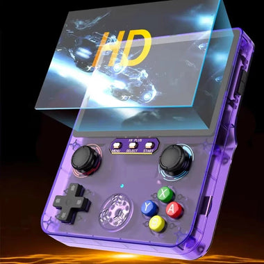 X6 Plus Handheld Game Console 4.0 Inch HD Screen 480x854 Resolution Quad-Core RK3128 Dual 3D Joysticks 3000mAh Battery 20+ Emulators Retro Arcade Games Portable Video Gaming Device