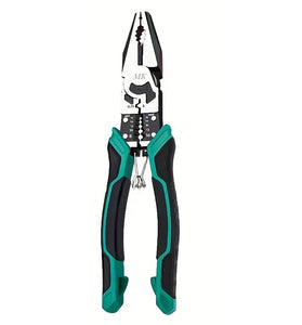 9 Inch 9 in 1 Multifunctional Plier Industrial Grade Wire Stripper Shears Vise Ergonomic Design Labor Saving Electrician Construction Tool