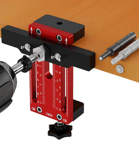 Upgrade Cabinet Door Mounting Jig Cabinet Door Rebouder Drill Locator Aluminum Alloy Installation Positioner Cabinet Hardware Jig For Framed Frameless Cabinets 10-85mm Thickness