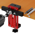 Upgrade Cabinet Door Mounting Jig Cabinet Door Rebouder Drill Locator Aluminum Alloy Installation Positioner Cabinet Hardware Jig For Framed Frameless Cabinets 10-85mm Thickness