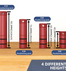 ENJOYWOOD 8PCS Non-Slip Aluminum MFT Table Workbench Bench Dogs Bench Dog Clamps Workbench Positioning Planing Stops